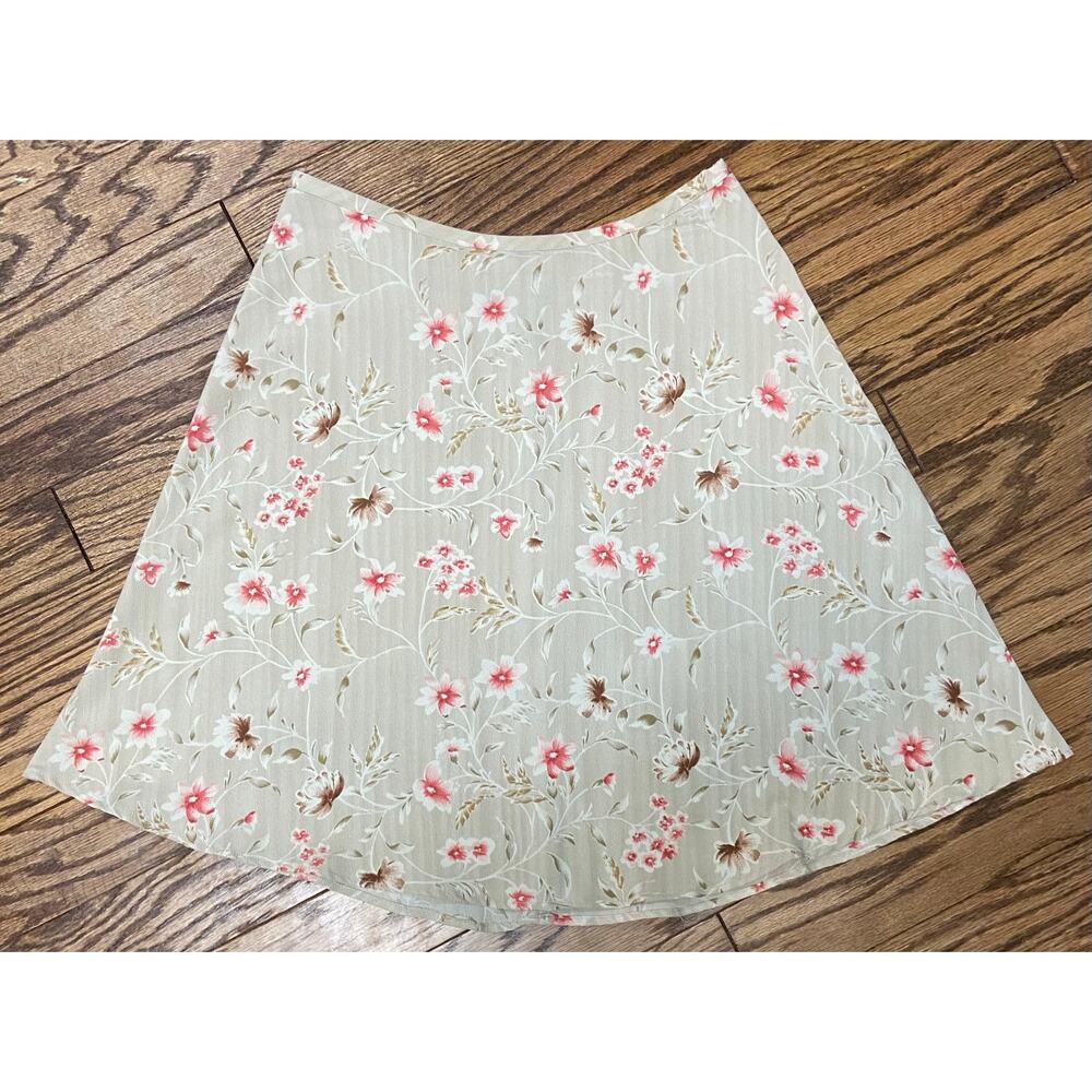 BICE Vintage Womens 14 Floral Circle‎ Mini Skirt EUC